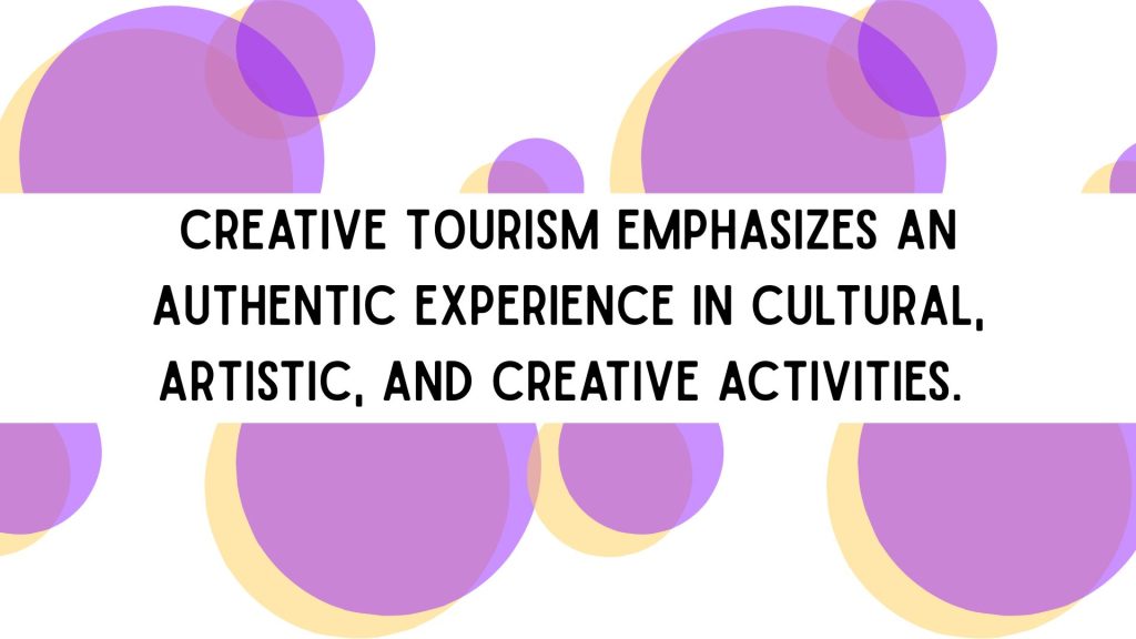 Creative Tourism